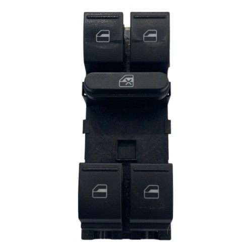 Botão Vidro Dianteiro Esquerdo Volkswag...