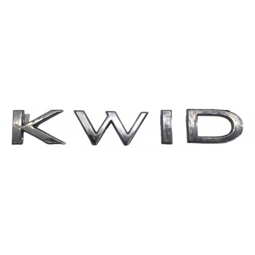 Emblema Escrita Kwid Capo Traseiro Renault Kwid 2017/2023
