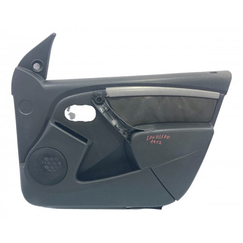 Forro De Porta Dianteiro Direito Renault Sandero 2008/2014
