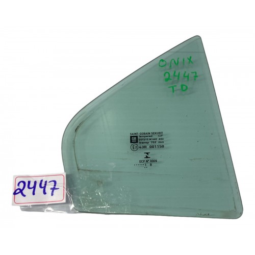 Vidro Fixo Porta Traseira Direita Chevrolet Onix 2013/2018