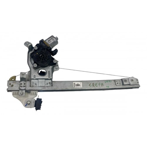 Maquina Vidro Eletrico Traseiro Esq Hyundai Creta 2017/21