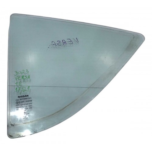 Vidro Vigia Lateral Traseiro Esquerdo Nissan Versa 2011/2021